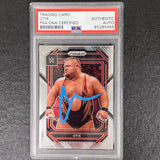 2023 Panini Prizm WWE #190 Otis Signed Card PSA AUTO Slabbed