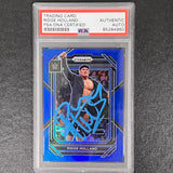 2023 Panini Prizm #154 Ridge Holland Signed Card PSA AUTO Slabbed WWE