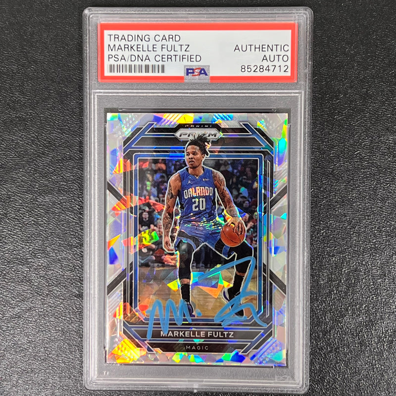 2022-23 Panini Prizm #174 MARKELLE FULTZ Signed Card AUTO PSA Slabbed Magic