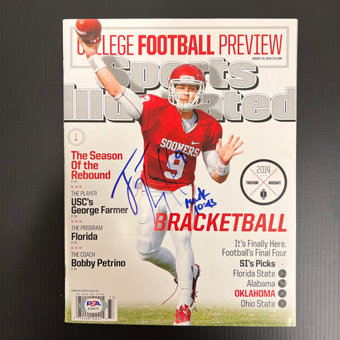 Trevor Knight Signed SI Magazine PSA/DNA Oklahoma Sooners Autographed