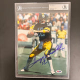 Terry Bradhsaw signed 8x10 photo PSA/DNA Beckett Encapsulated Steelers Autographed