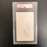 Jack Twyman signed Index Card PSA/DNA slabbed AUTO NBA