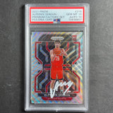 2021-22 Panini Prizm Silver Wave #318 Alperen Sengun Auto 10 Card 10 PSA Slabbed RC