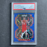 2021-22 Prizm Blue Fast Break 55/150 #318 Alperen Sengun Auto 10 Card 9 PSA Slabbed RC