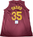 Isaac Okoro signed jersey PSA/DNA Cleveland Cavaliers Autographed