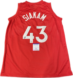 Pascal Siakam Signed Jersey PSA/DNA Toronto Raptors Autographed