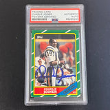 1996 Topps #236 Charlie Joiner Signed Card PSA AUTO Slabbed Chargers