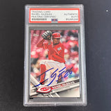 2017 Topps #185 Raisel Iglesias Signed Card PSA Slabbed AUTO Reds