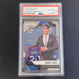 2016-17 Panini Prizm #2 Dario Saric Signed Card AUTO PSA Slabbed Philadelphia 76ers RC