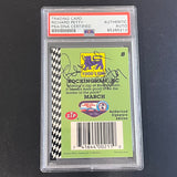 1992 Food Lion Racing #8 Richard Petty Signed Card AUTO PSA Slabbed Nascar