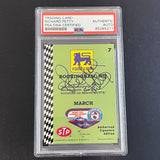1992 Food Lion Racing #7 Richard Petty Signed Card AUTO PSA Slabbed Nascar