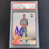 2021-22 Panini Elite Basketball #186 Josh Richardson Signed Card AUTO PSA Slabbed Celtics