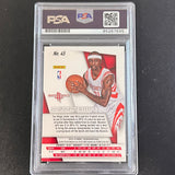 2014-15 Panini Prizm #45 Jason Terry Signed Card AUTO PSA Slabbed Rockets