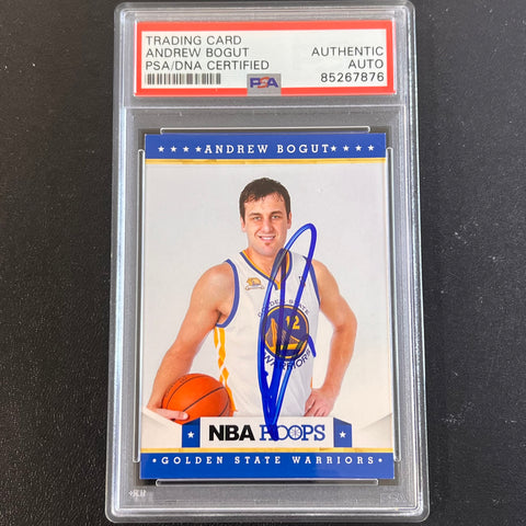 2012-13 Panini America #179 Andrew Bogut Signed Card AUTO PSA Slabbed Warriors