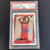 2021-22 Panini Donruss Optic Rated Rookie #188 Usman Garuba Signed Card AUTO PSA Slabbed Rockets