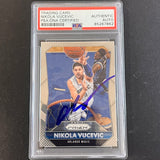 2013-14 Pinnacle Basketball #196 Nikola Vucevic Signed Card AUTO PSA Slabbed Magic