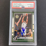 2015-16 Panini Donruss #126 JABARI PARKER Signed Card AUTO PSA Slabbed Bucks