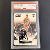 2016 Panini Threads #173 Davis Bertans Signed Card AUTO PSA/DNA Slabbed Spurs