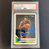 2019-20 Panini Donruss #240 Jaylen Nowell Signed Card AUTO PSA Slabbed Timberwolves