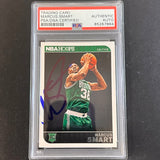 2014-15 Panini Hoops #266 Marcus Smart Signed Card AUTO PSA/DNA Slabbed RC Celtics