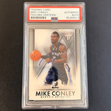 2014 Panini Prestige #65 Mike Conley signed Card AUTO PSA Slabbed Grizzlies