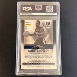 2014 Panini Prestige #65 Mike Conley signed Card AUTO PSA Slabbed Grizzlies