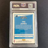 2020-21 Panini Donruss Optic #188 Tre Jones Signed Card AUTO PSA/DNA Slabbed RC Spurs