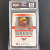 2004-05 Fleer #87 Al Harrington Signed Card AUTO PSA Slabbed Hawks