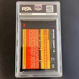 2007-08 Topps Chrome #111 Mike Conley signed Card Auto PSA Slabbed Grizzlies