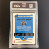 2019-20 DonRuss Rated Rookie #196 Terence Davis Signed Card AUTO PSA Slabbed RC Raptors