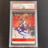 2012-13 Panini Prestige #98 Wesley Matthews Signed Card AUTO PSA Slabbed Blazers