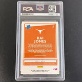 2021 Panini Chronicles Donruss Draft Picks Rated Rookie #37 Kai Jones Signed AUTO PSA Slabbed Texas