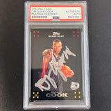 2007-08 Topps 50th Anniversary #131 Daequan Cook Signed Card AUTO PSA Slabbed RC Heat