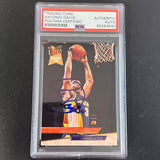 1993 Fleer Ultra #258 Antonio Davis Signed Card AUTO PSA Slabbed Pacers