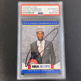 2012-13 NBA Hoops #283 Andre Drummond Signed Card AUTO PSA Slabbed Pistons