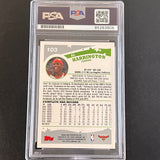 2005 Topps #103 Al Harrington Signed Card AUTO PSA Slabbed Hawks