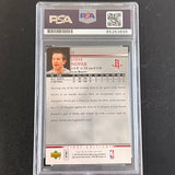 2007-08 UpperDeck FIrst Edition #12 Steve Novak Signed Card AUTO PSA Slabbed Rockets