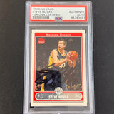 2006-07 TOPPS #221 STEVE NOVAK Signed Card PSA AUTO Slabbed RC Rockets