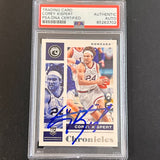 2021 Panini Chronicles Gala Draft Picks #8 COREY KISPERT Signed Card AUTO PSA Slabbed Gonzaga