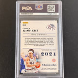 2021 Panini Chronicles Gala Draft Picks #8 COREY KISPERT Signed Card AUTO PSA Slabbed Gonzaga