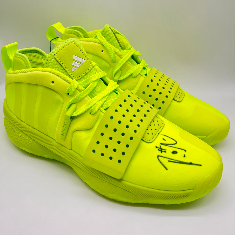 Damian Lillard signed Adidas Player Exclusive Shoes Dame 8 EXTPLY PSA/DNA AUTO Blazers Autographed