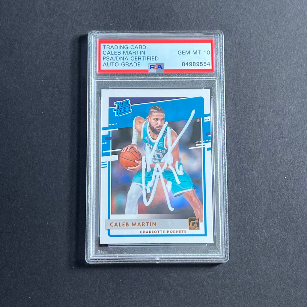 2020-21 Donruss Rated Rookie #212 Caleb Martin Signed AUTO Grade