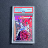 2020 Topps Chrome #155 Logan Allen Signed Card PSA Slabbed Auto Grade 10 Guardians