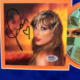 Taylor Swift Signed CD Cover Custom Framed PSA/DNA Knicks The Life of a Showgirl
