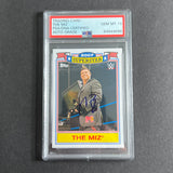 2007 Topps Superstar #TM-4 The Miz Signed Card AUTO 10 PSA Slabbed WWE