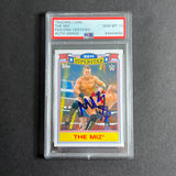 2011 Topps Superstar #TM-11 The Miz Signed Card AUTO 10 PSA Slabbed WWE