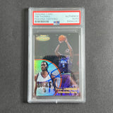 1999-00 Topps Gold Label #26 Isiah Thomas Signed Card AUTO PSA Slabbed Pistons