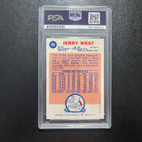 1995 Topps #90 1969 Reprint JERRY WEST Signed Card AUTO 10 PSA Slabbed Lakers