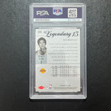 2007-08 Fleer Ultra Legendary 13 #255 JERRY WEST Signed Card AUTO 10 PSA Slabbed Lakers