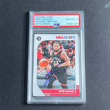 2019-20 Panini NBA Hoops #183 Fred VanVleet Signed Card Auto 10 PSA Slabbed Raptors
